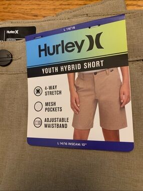 Hurley Youth Hybrid Shorts in Tan